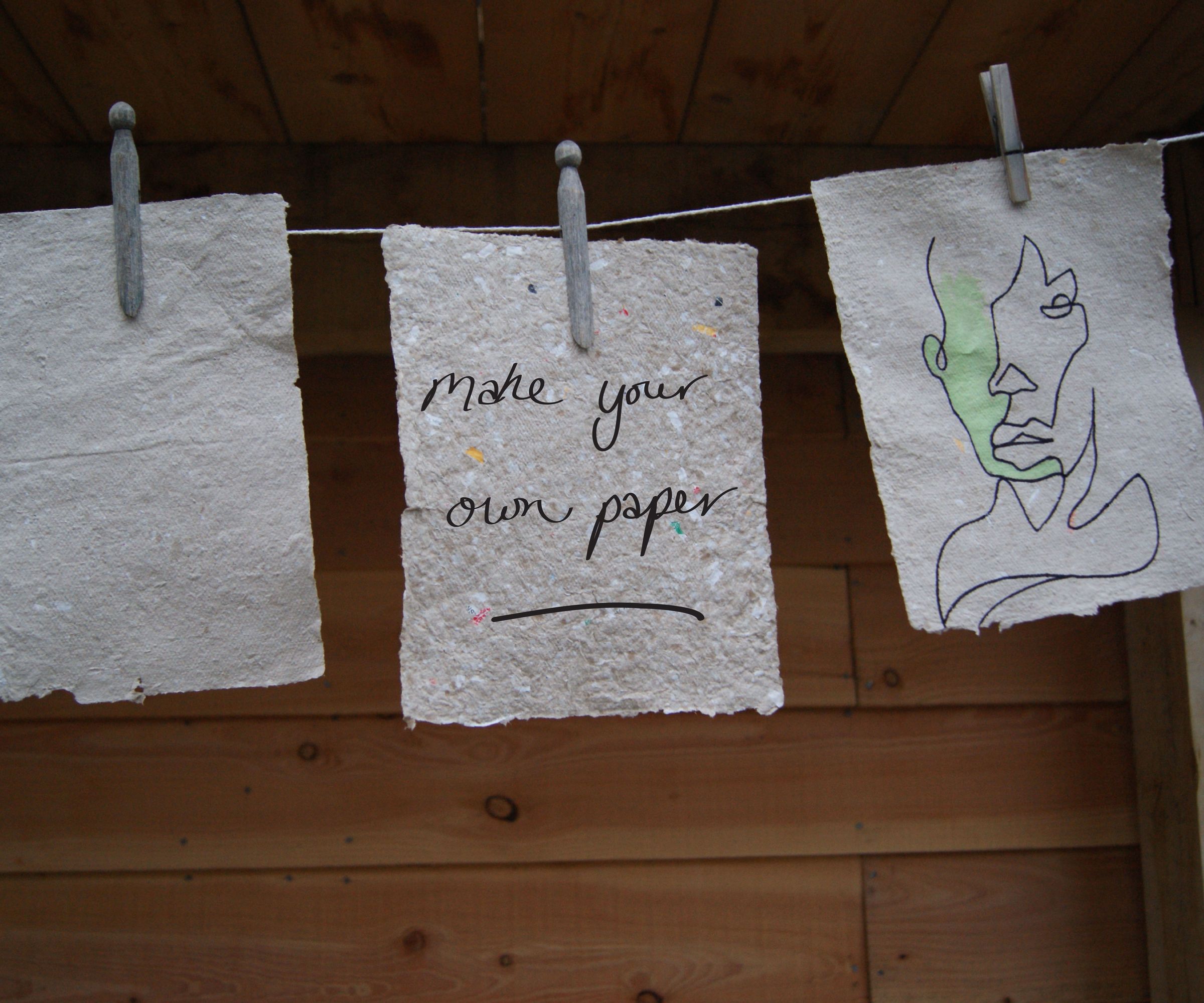 Make Beautiful Paper From Waste Cardboard