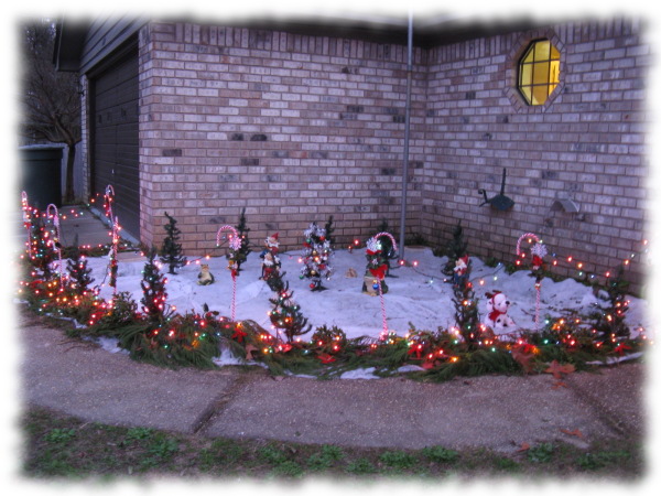 Outdoor Candy Lighted Cane Cane Decorations