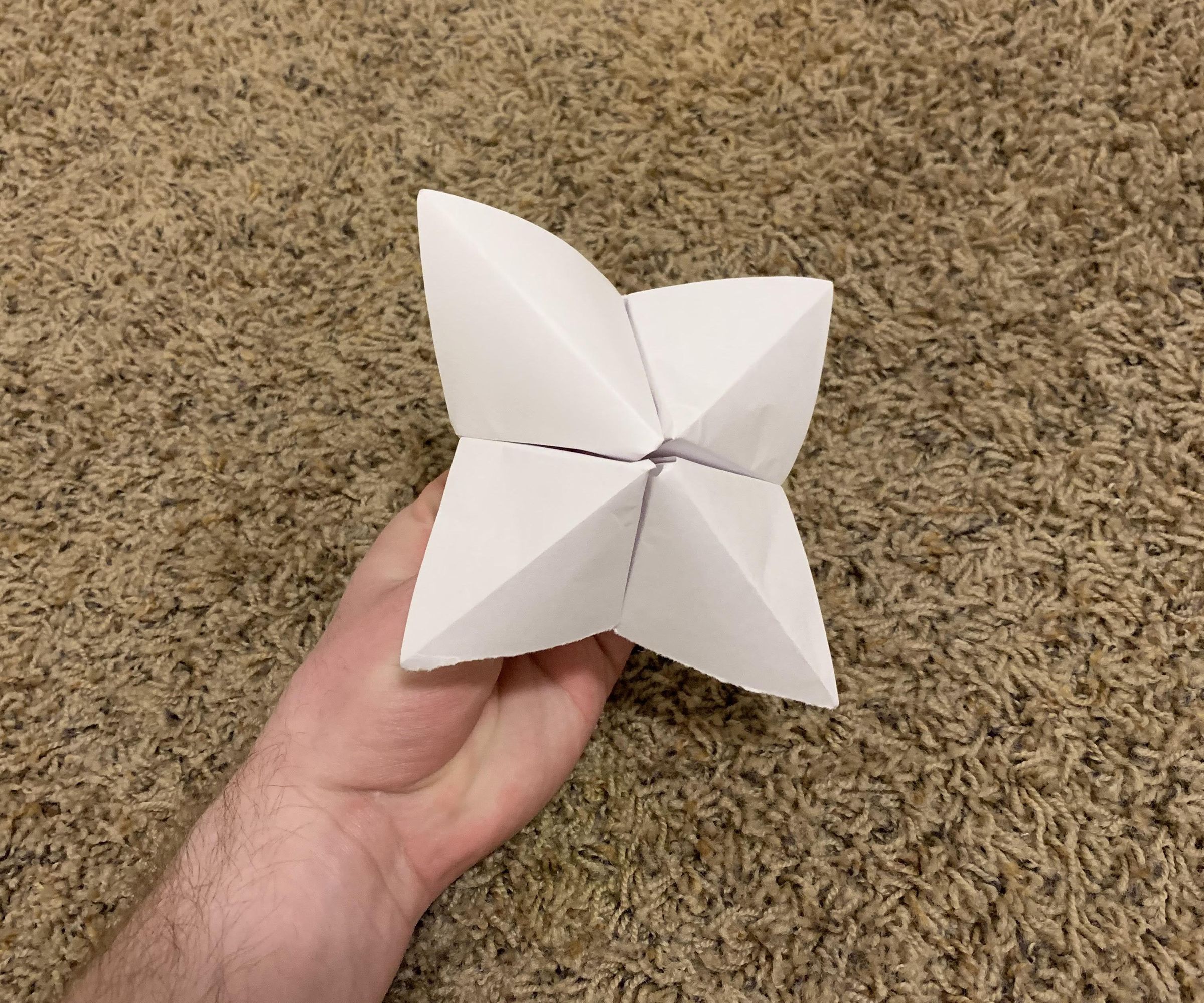 Constructing a Paper Fortune-Teller