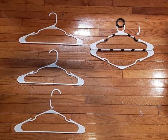 Make a pair of Practice Fans From Hangers!