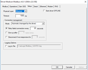 Configuração Do Driver De Comunicação