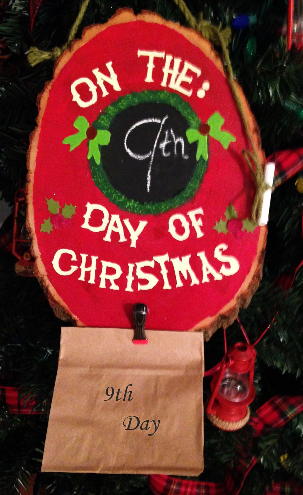 Christmas Advent Plaque