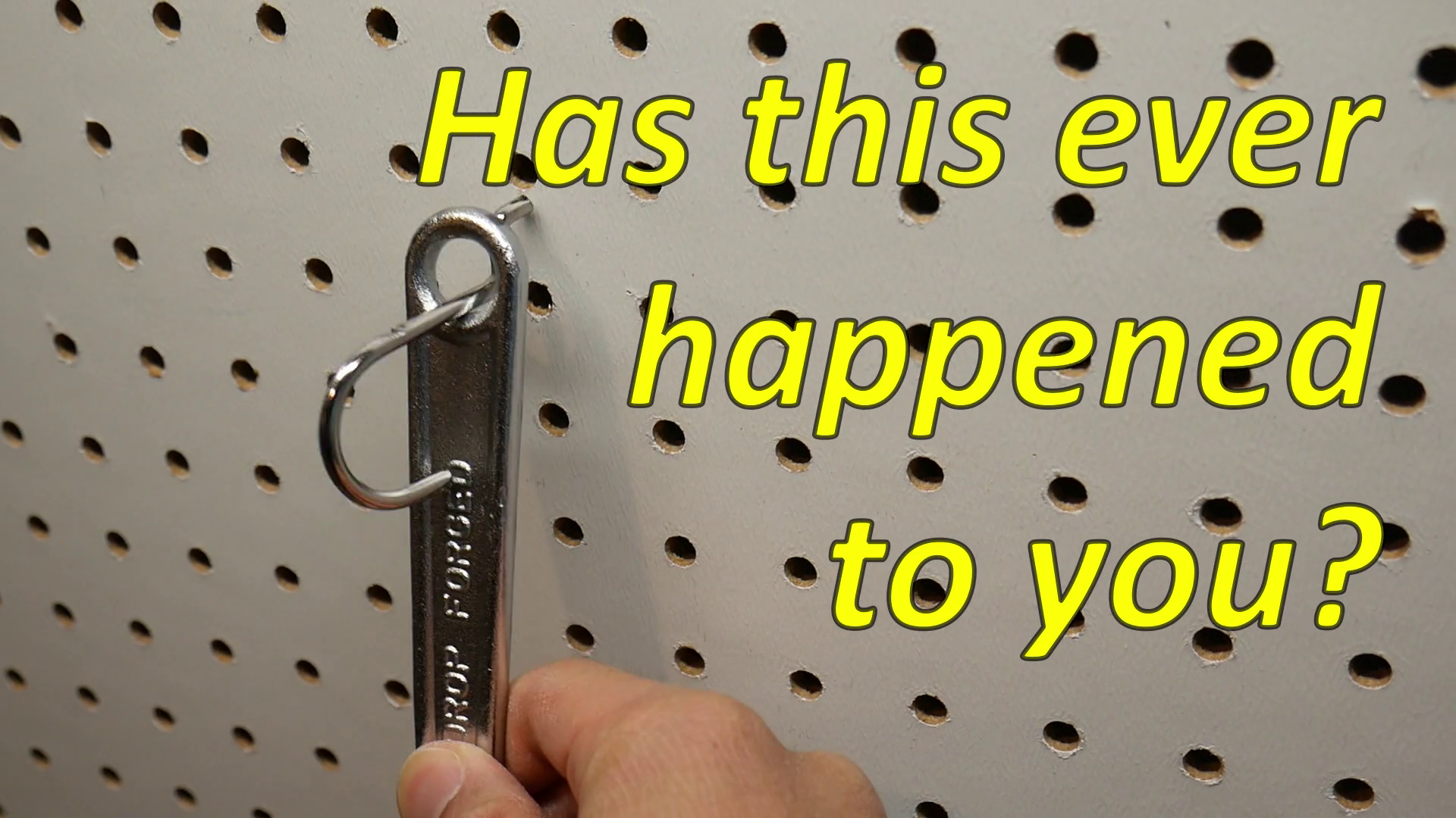 Keep Pegboard Hooks From Falling Out, How to Quickly Secure Any