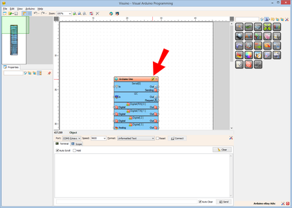 Start Visuino, and Select the Arduino Board Type