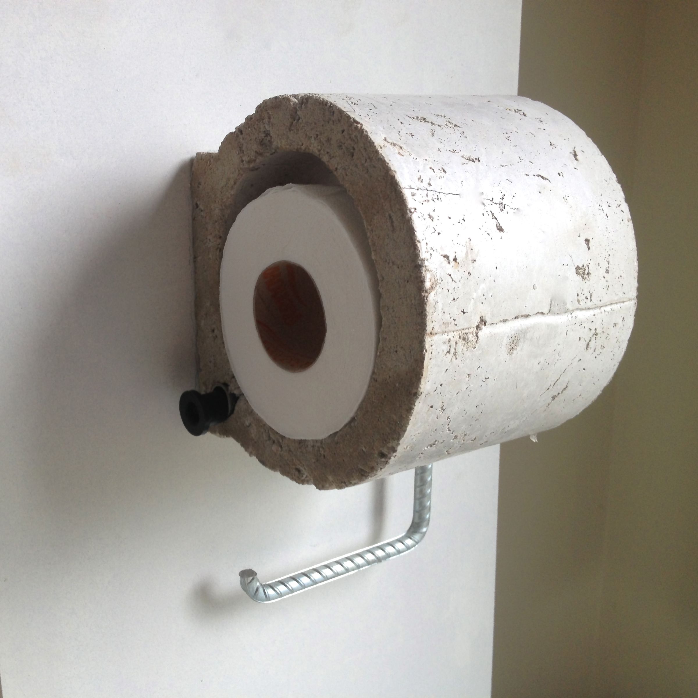 Concrete 'Tissue Holder'