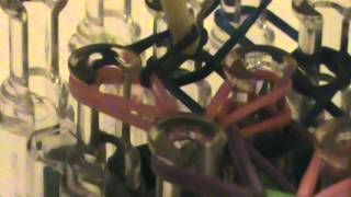 How to Make a Hibiscus Bracelet With Rainbow Loom