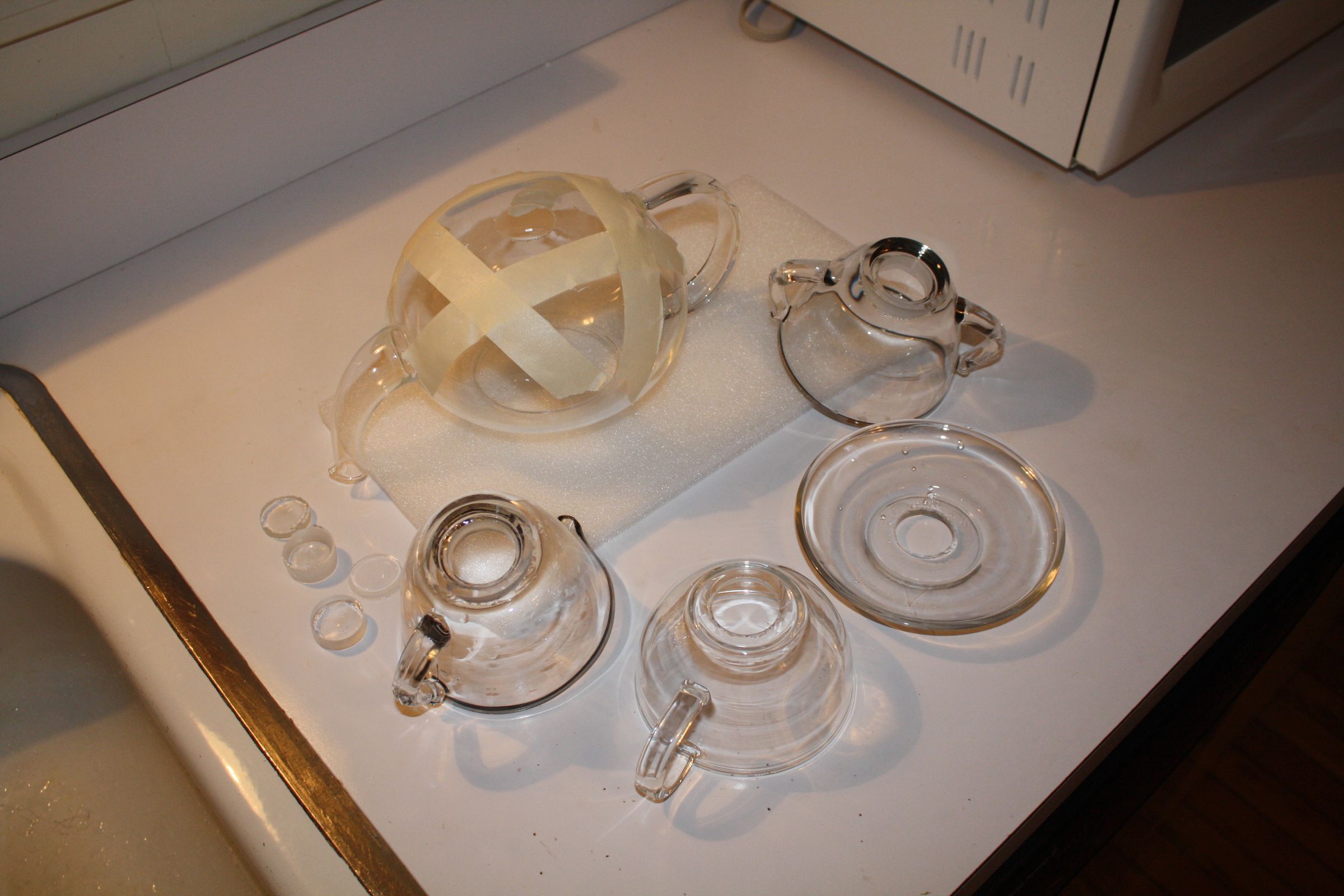 Tea Light for Two Make Your Own Pendant Light From a Tea Set 8