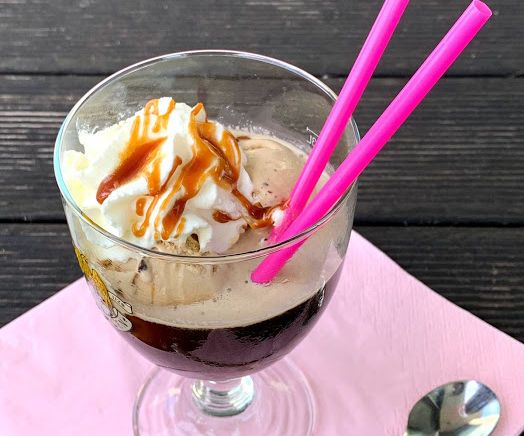 Guinness Floater With Coffee and Guinness Ice Cream 