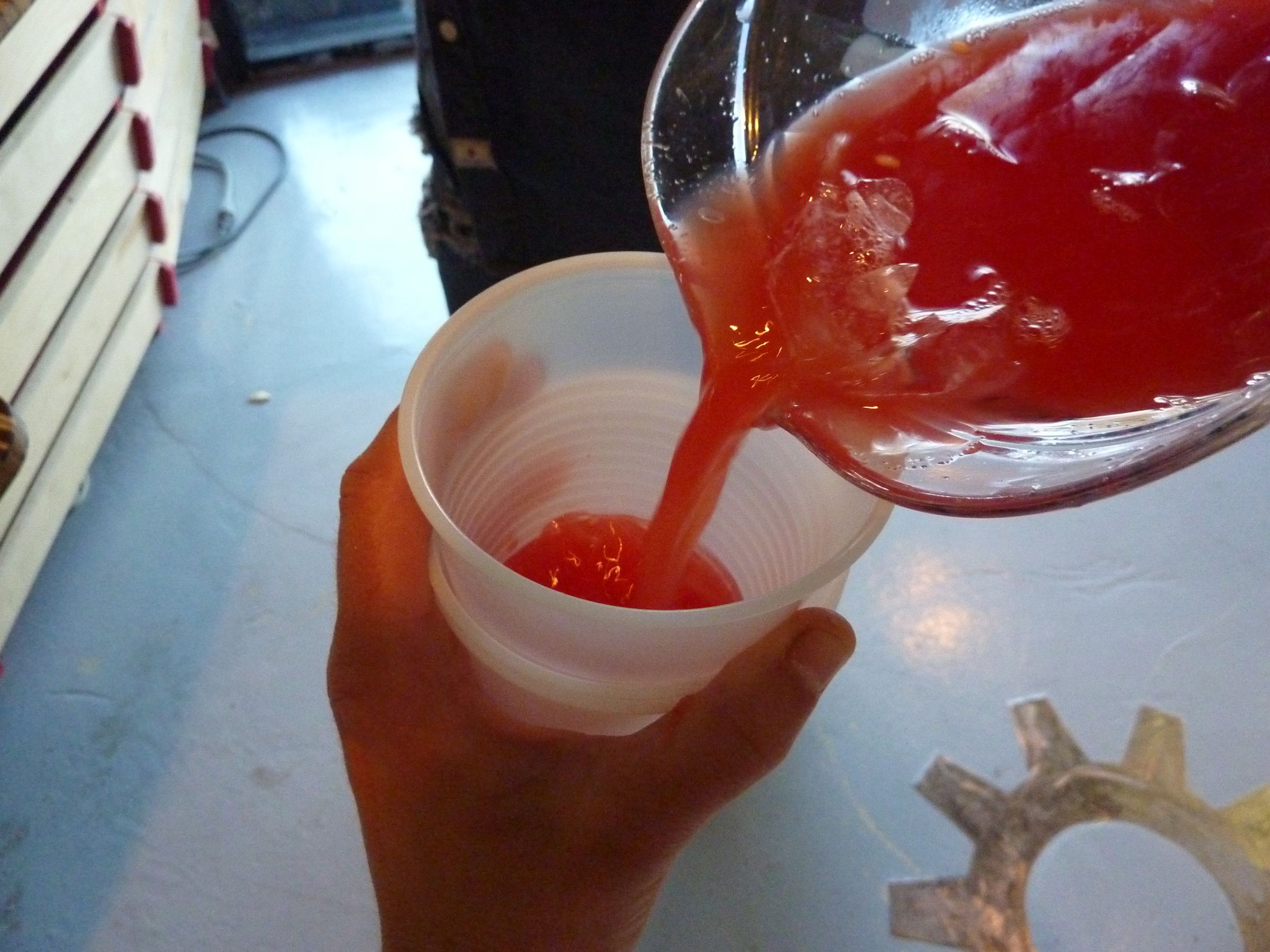 Make Watermelon Juice With a Drill and a Coat Hanger