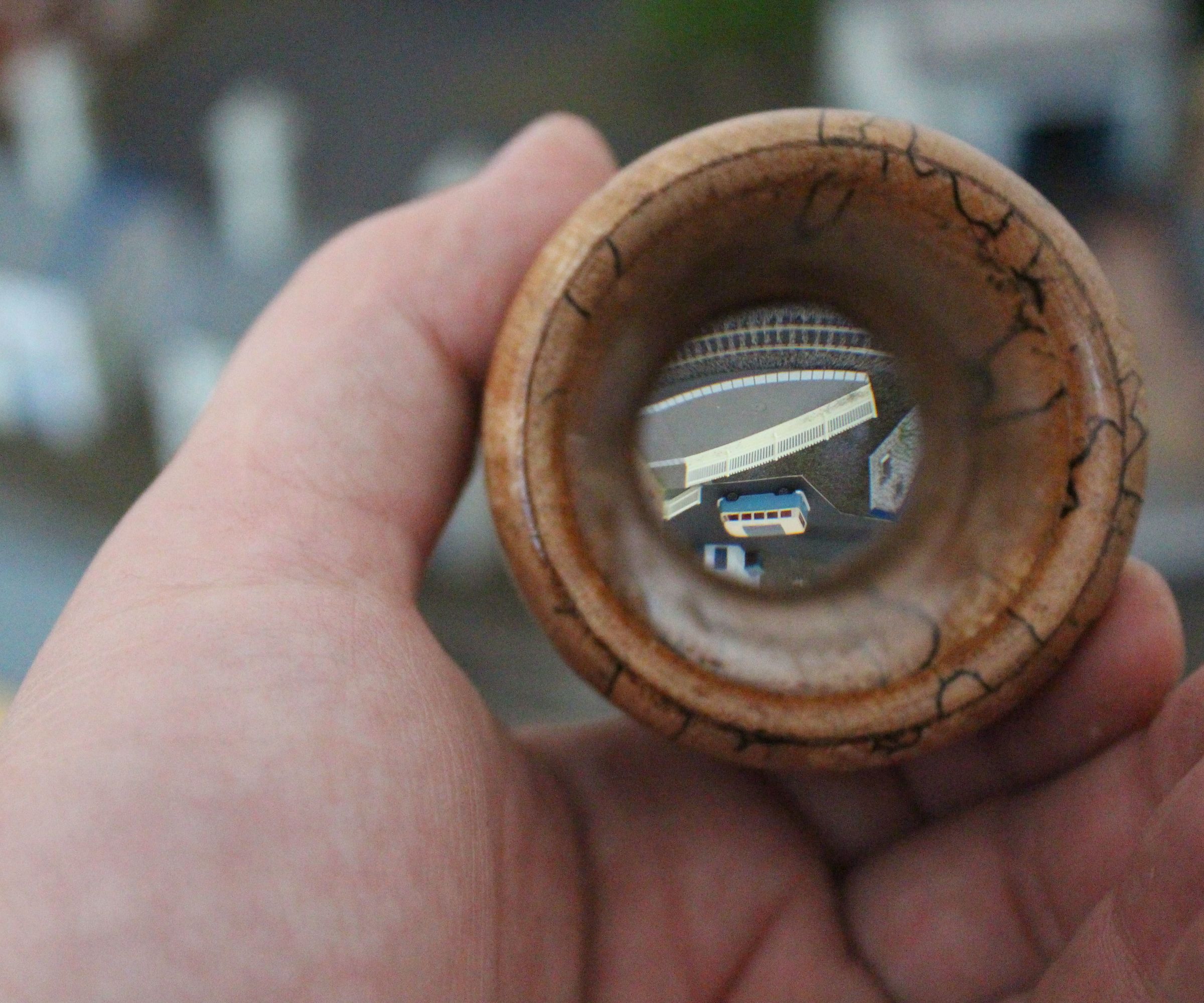 Wooden Lens Holder / Toddeler Loupe