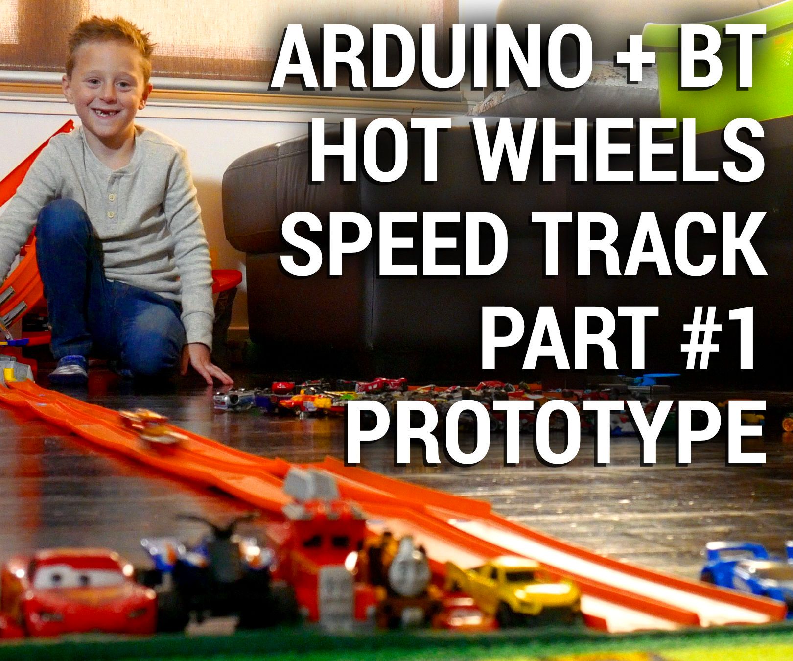 Arduino Hot Wheels Speed Track - Part 1 - Prototype