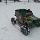 Converting 24v Grave Digger Power Wheels Into an Electric Go-kart With Rubber Tires
