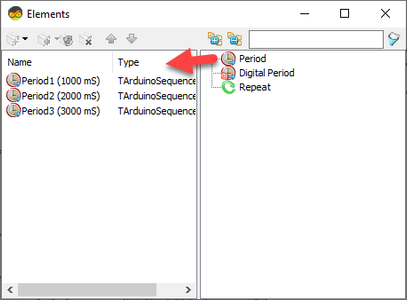In Visuino Set Components