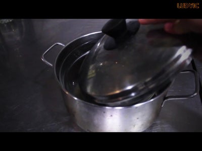 Use the Ice for Condense the Steam