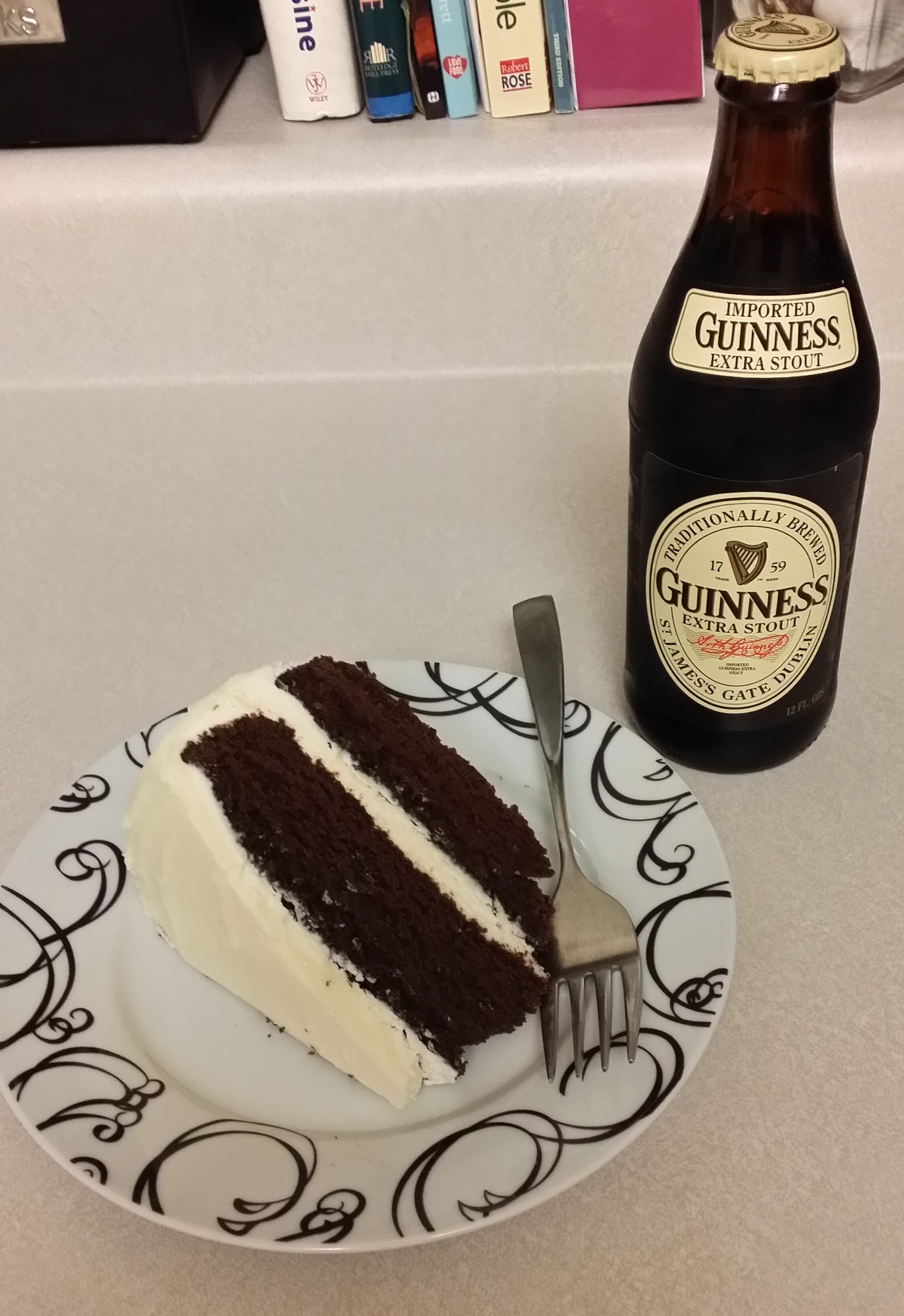 Chocolate Guinness Cake With Irish Cream Frosting