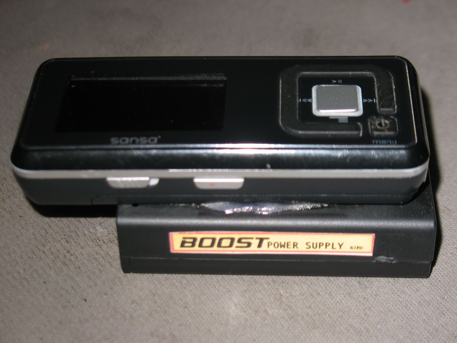 Replace Sansa MP3 Player Poly Battery With Rechargeable Piggyback.  C200, C250, Clip, View
