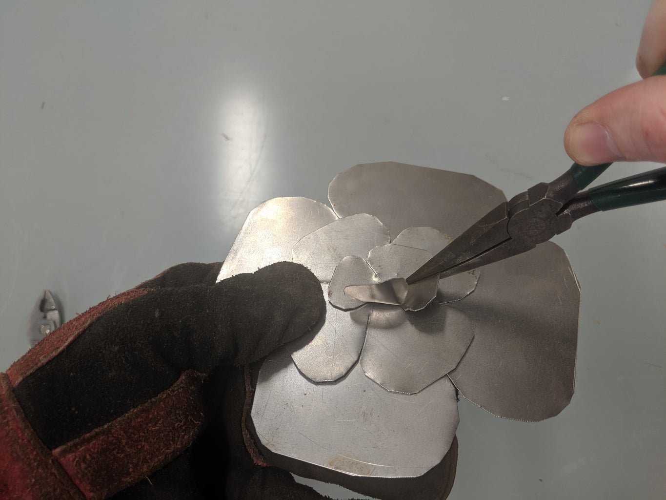 Easy Sheet Metal Flower 7 Steps (with Pictures) Instructables