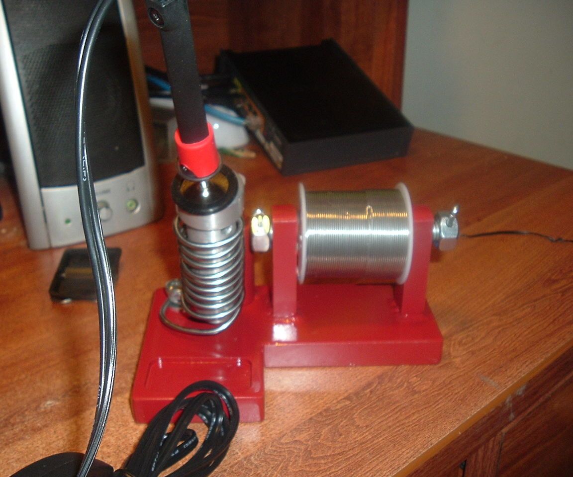 Home Made Soldering Iron Fixture