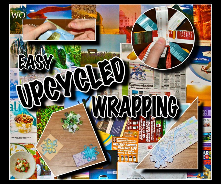 Easy Upcycled Wrapping