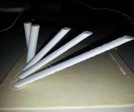 3D Printing - Experiment With Structures at Various Angles Measured From Printbed