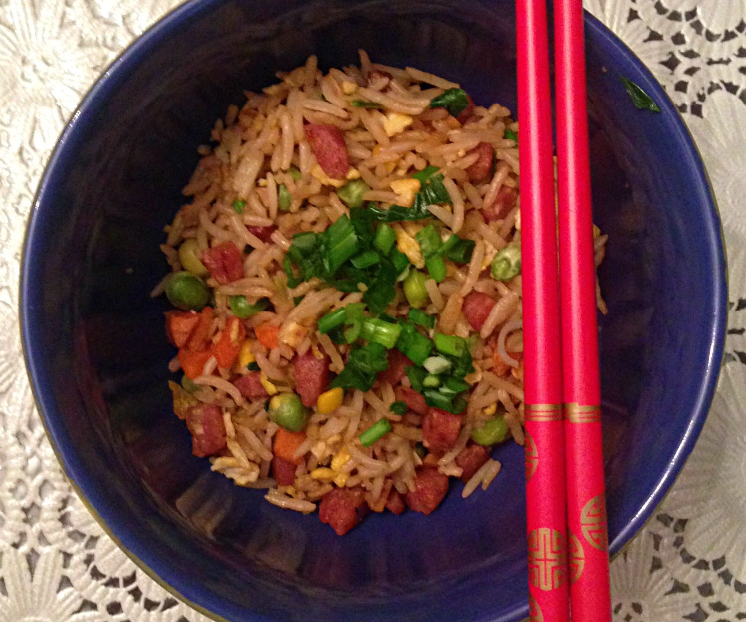 Chinese Fried Rice (Pork Sausage)