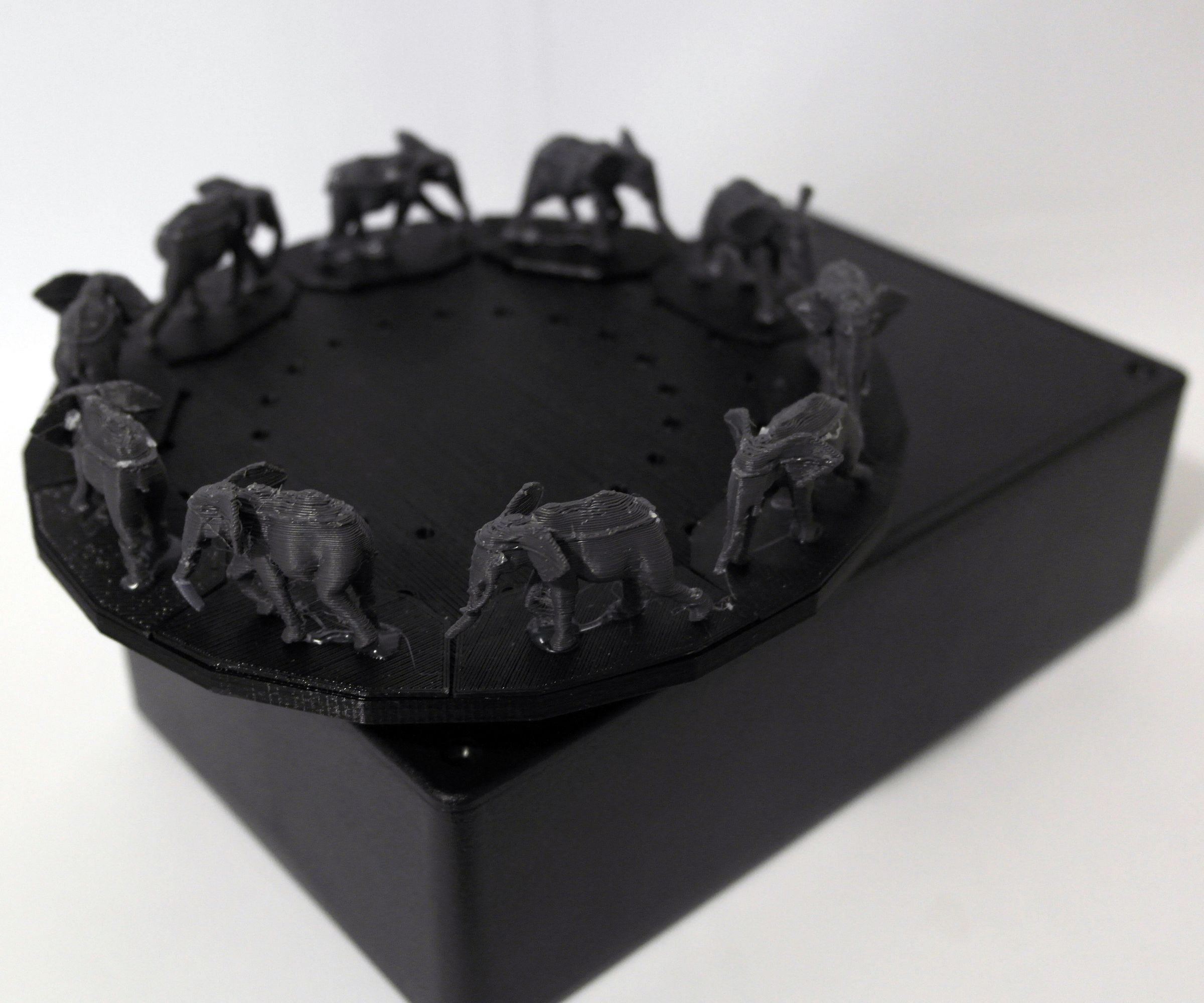 Infrared Remote Controlled 3D Zoetrope