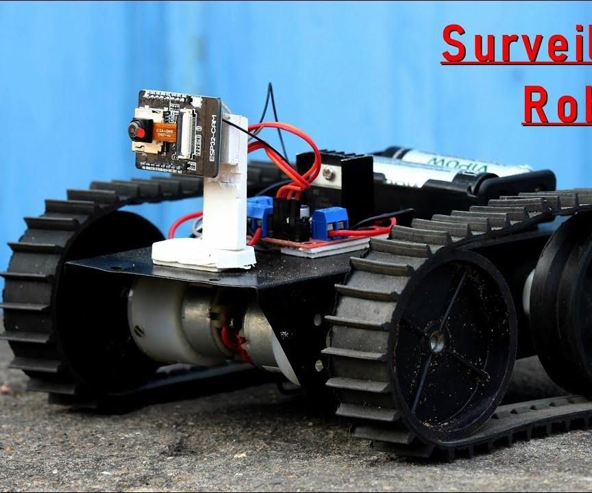 How to Make DIY  ESP32 Cam Surveillance Robot