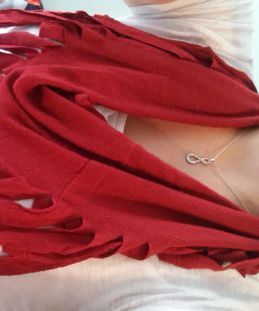 Fashion Scarf From Old T-Shirt