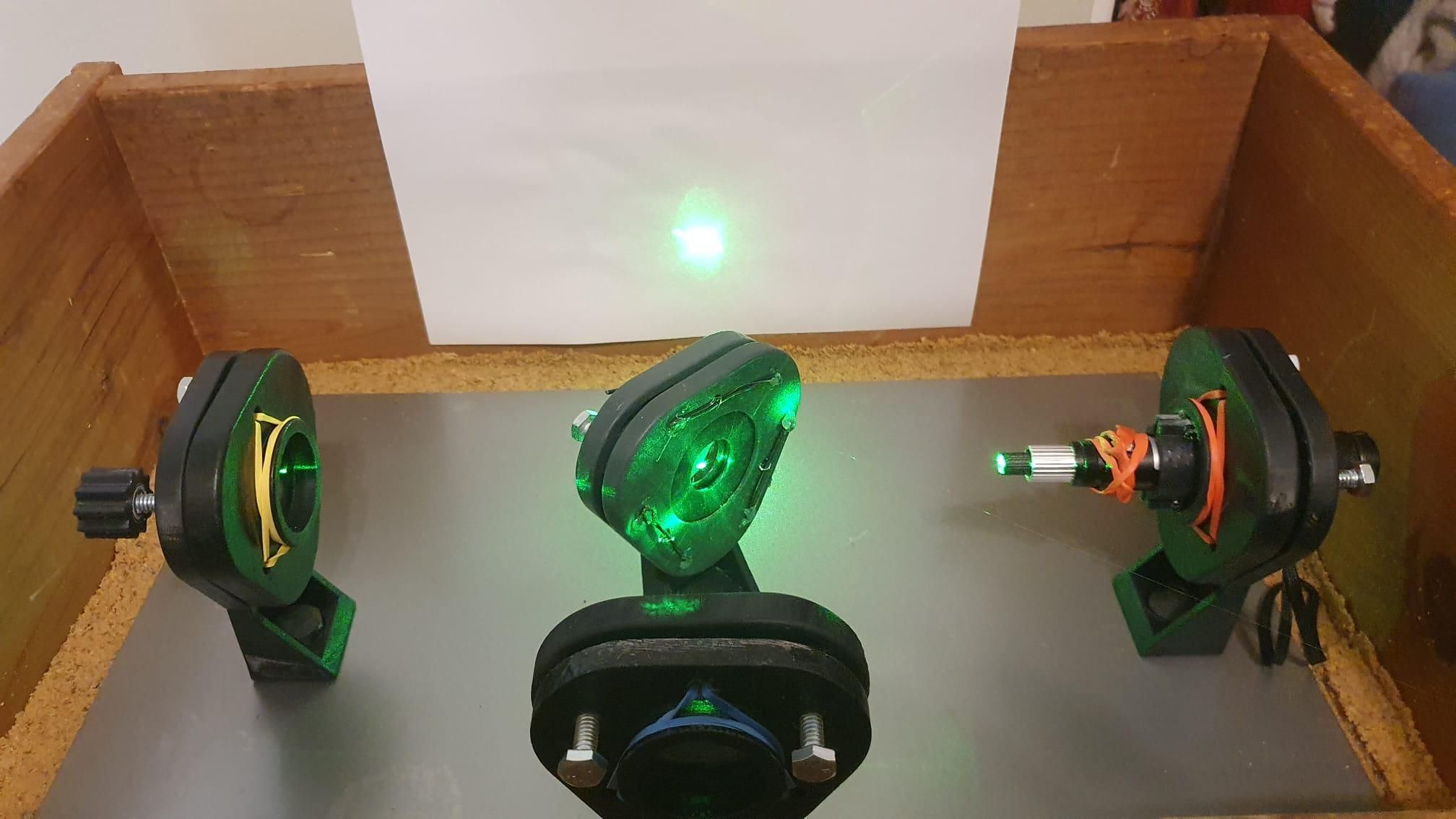 DIY Optical Bench With Kinematic Mounts / Michelson Interferometer : 5 ...