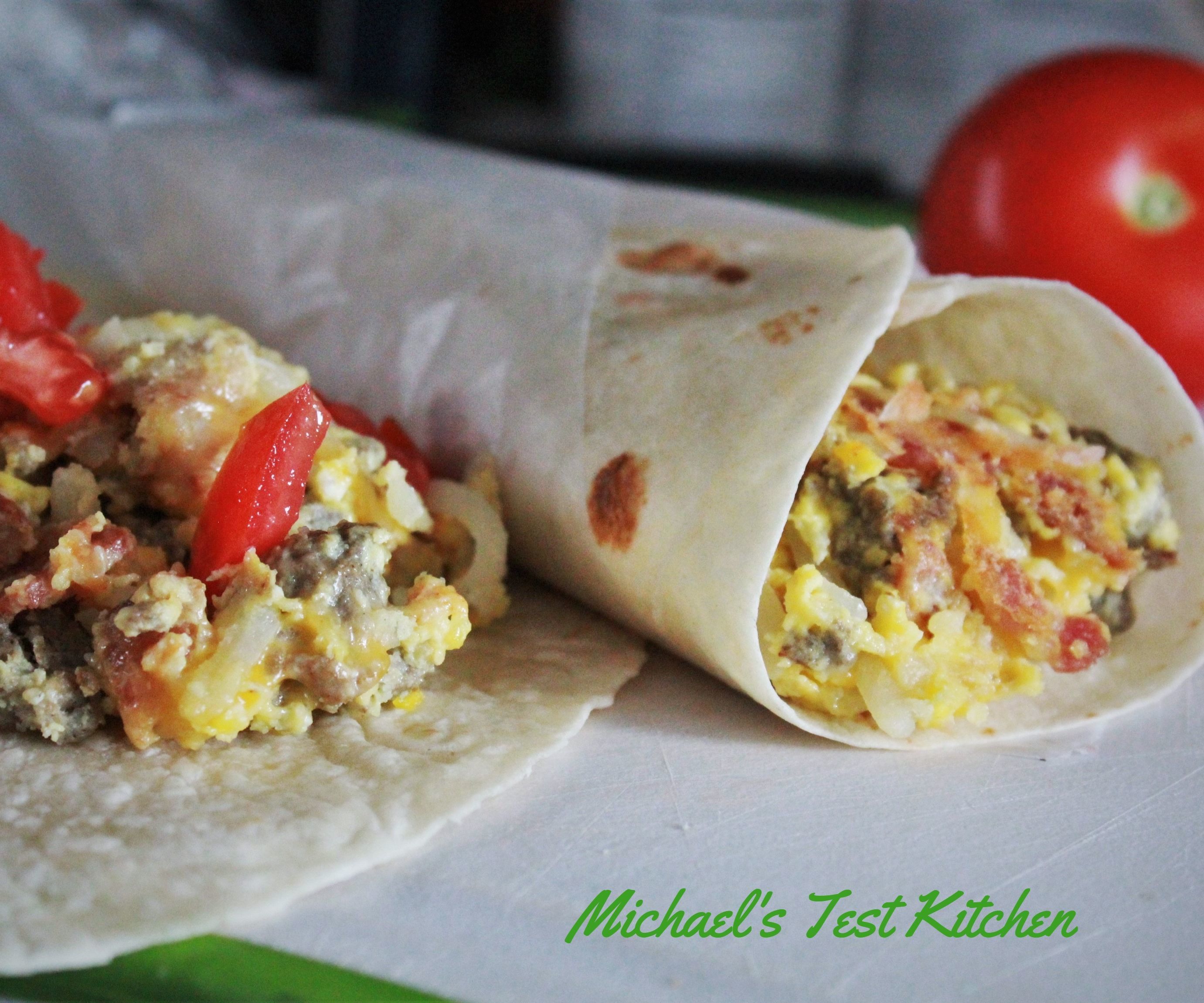 Easy Breakfast Burritos 