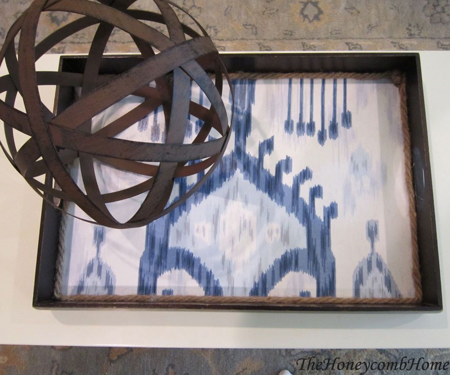 Fabric Lined Serving Tray