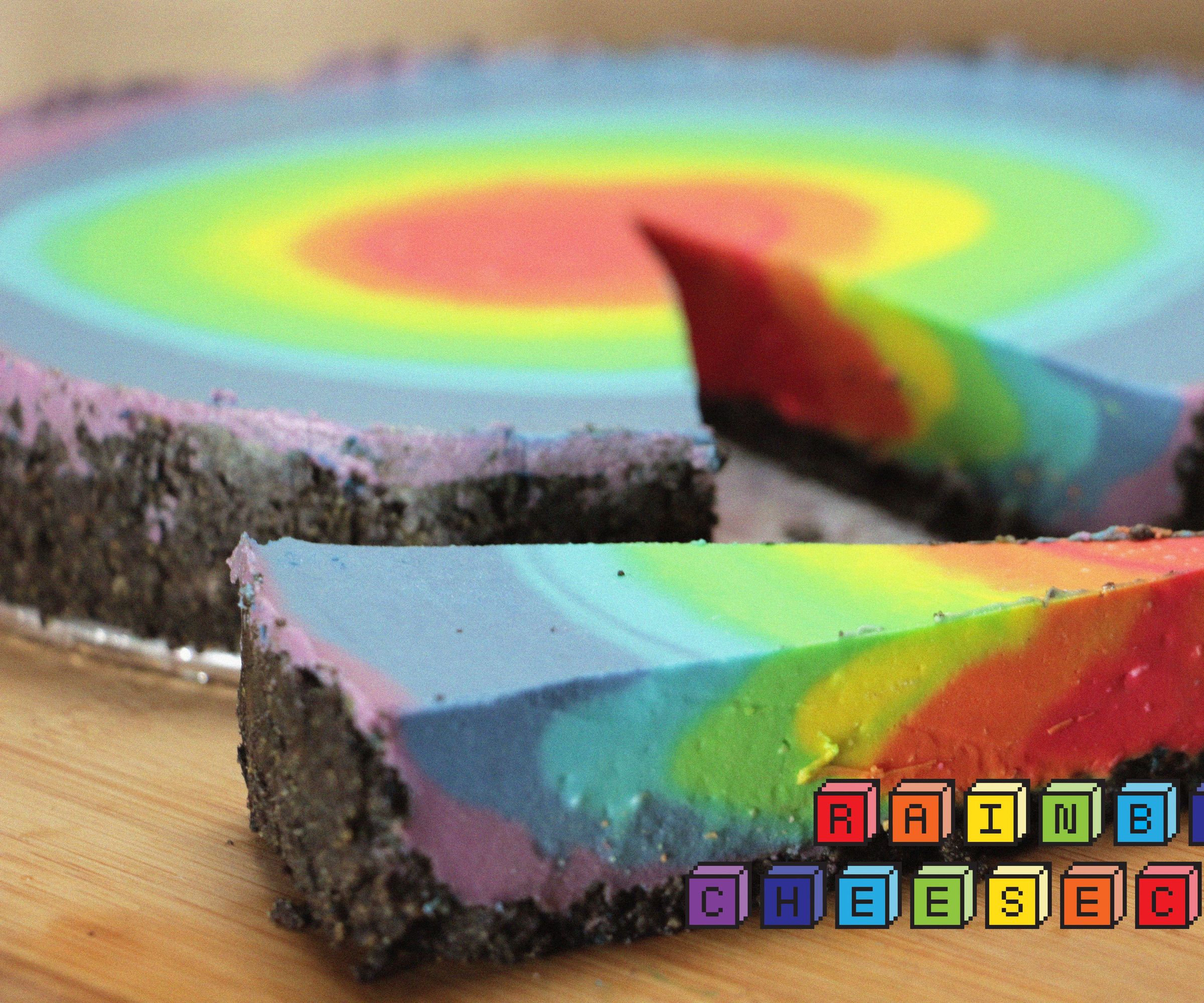 The Rainbow Cheesecake