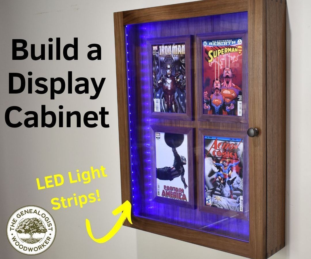 Comic Book Display Cabinet