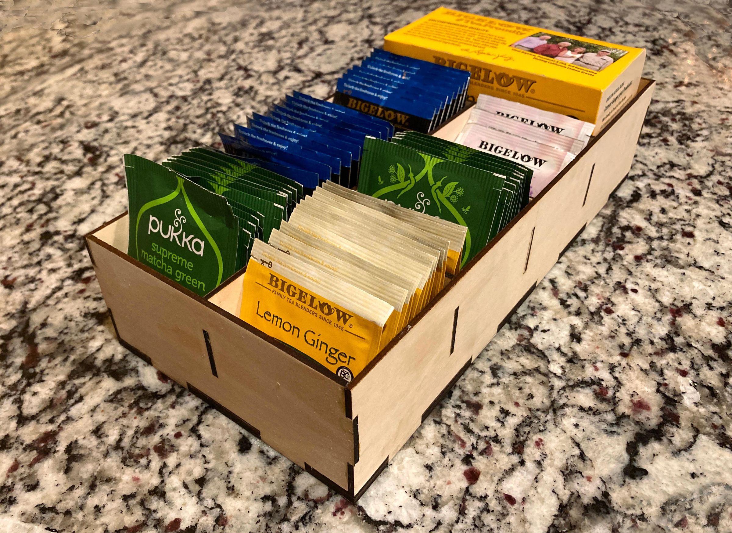 Laser Cut Tea Organizer 6 Steps Instructables