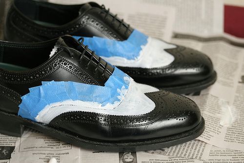 Acrylic Paint On Leather Shoes Paint Leather Shoes Can You Put