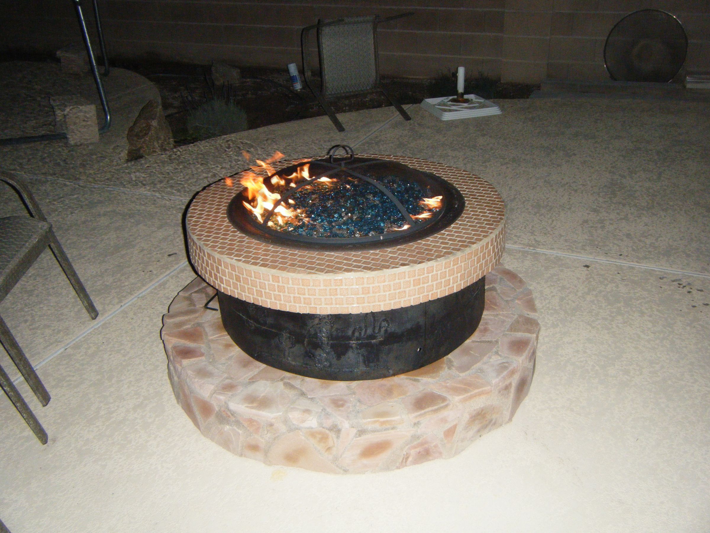3-Tiered Propane Fire Pit