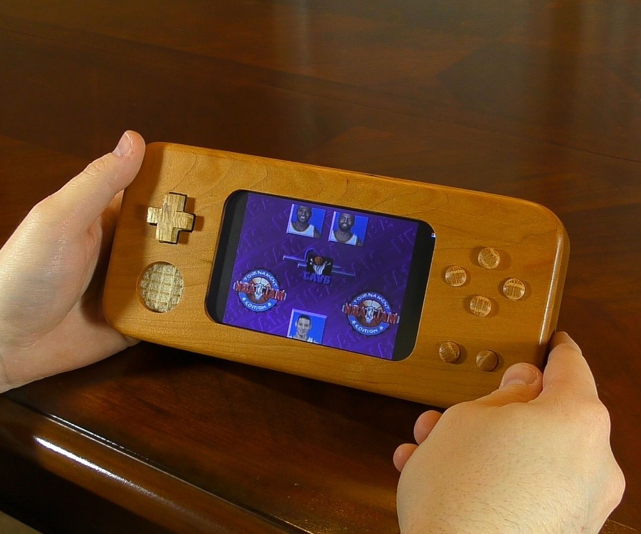 Wooden Handheld Console 