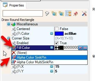 In Visuino Set Components