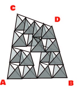 Large (16-sail) Portable Tetrahedral Kite With 3D Printed Connectors