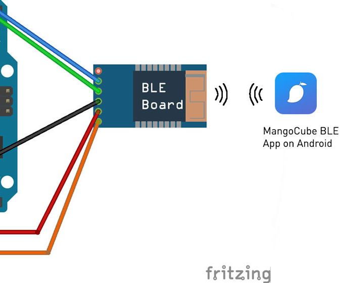 Controlling LED With Android Phone Via BLE (Bluetooth 4.0), MangoCube App and Arduino UNO