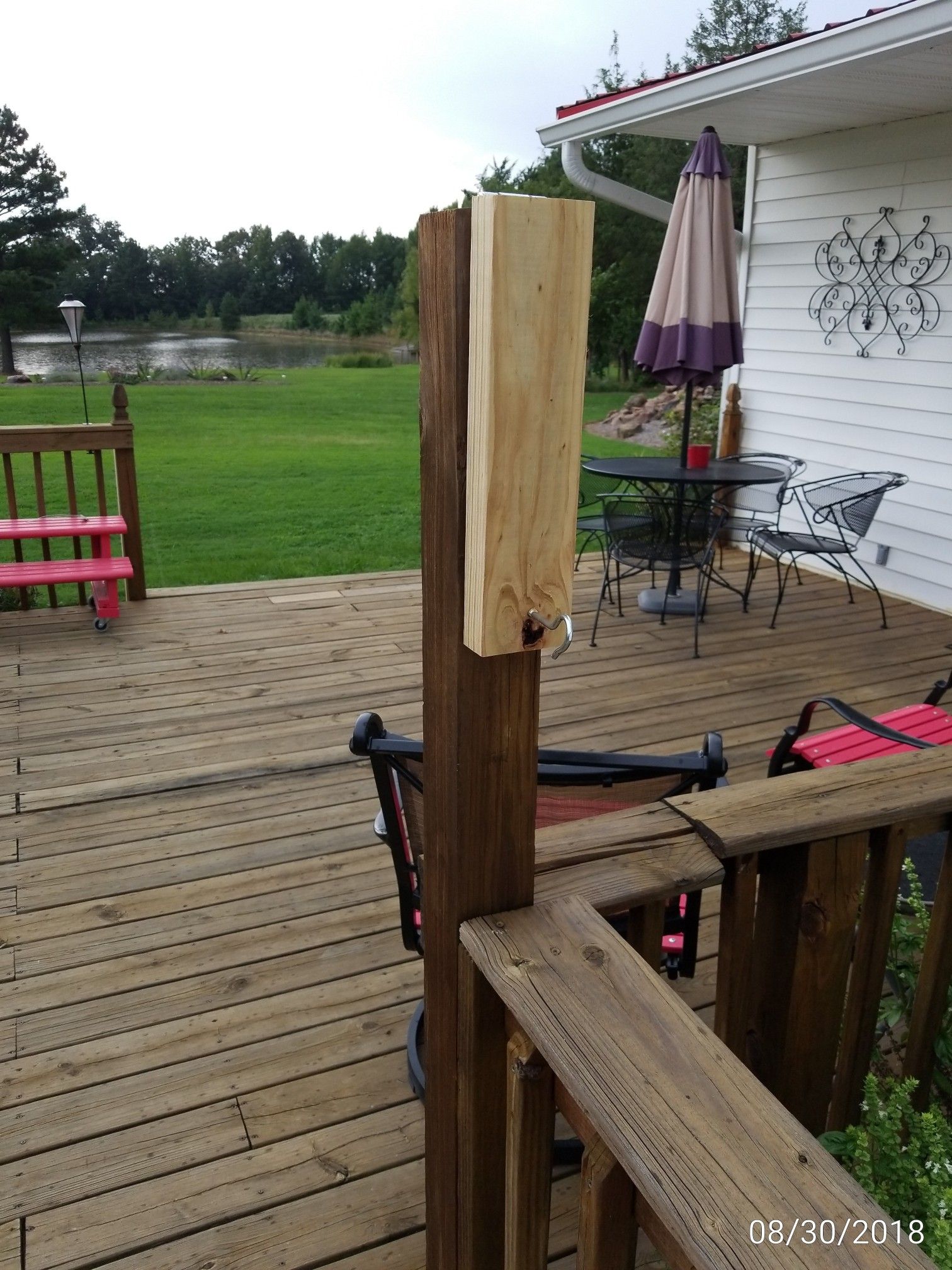 Deck Clothesline 5 Steps Instructables