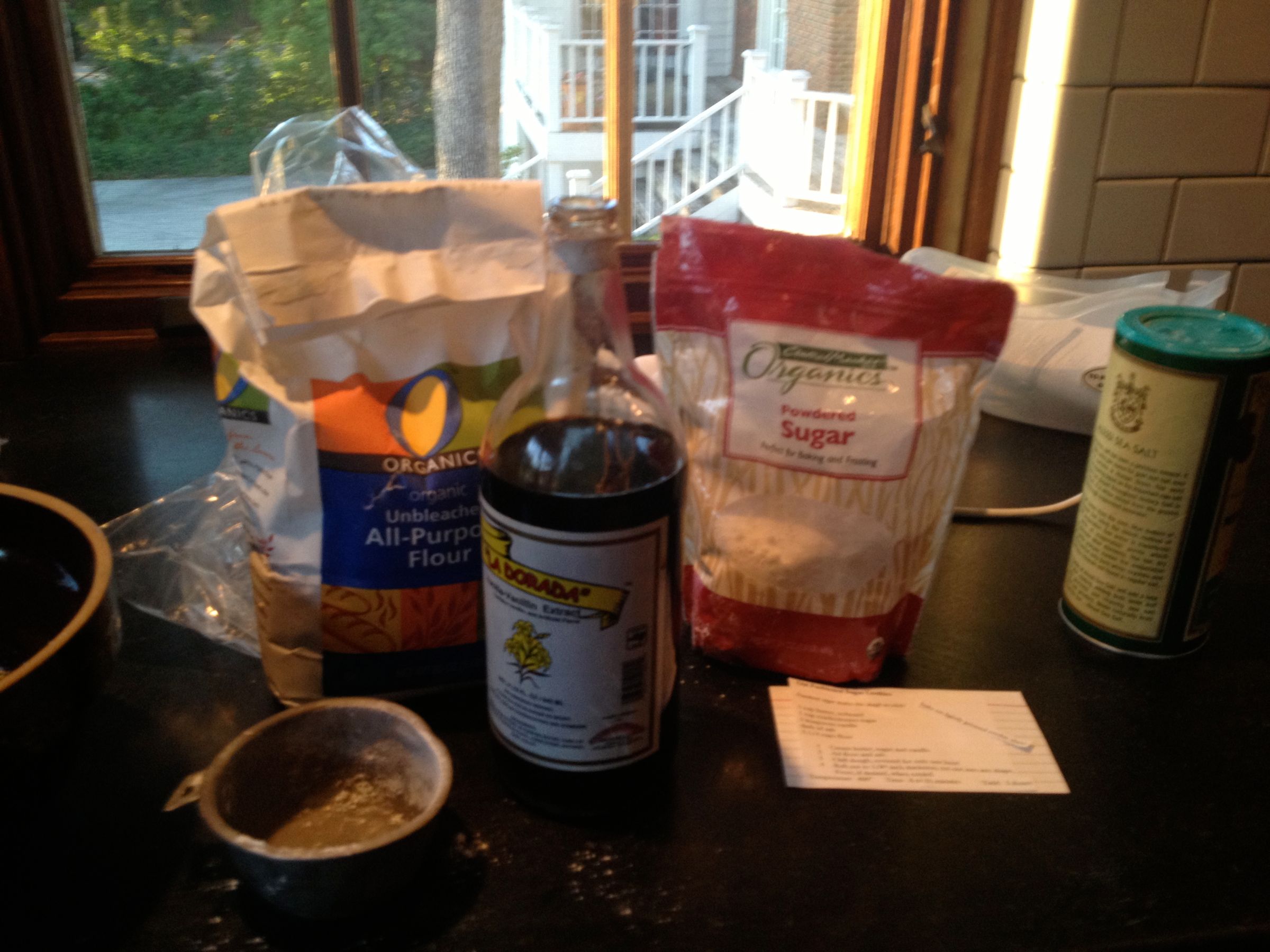 Sugar Cookies: Ingredients