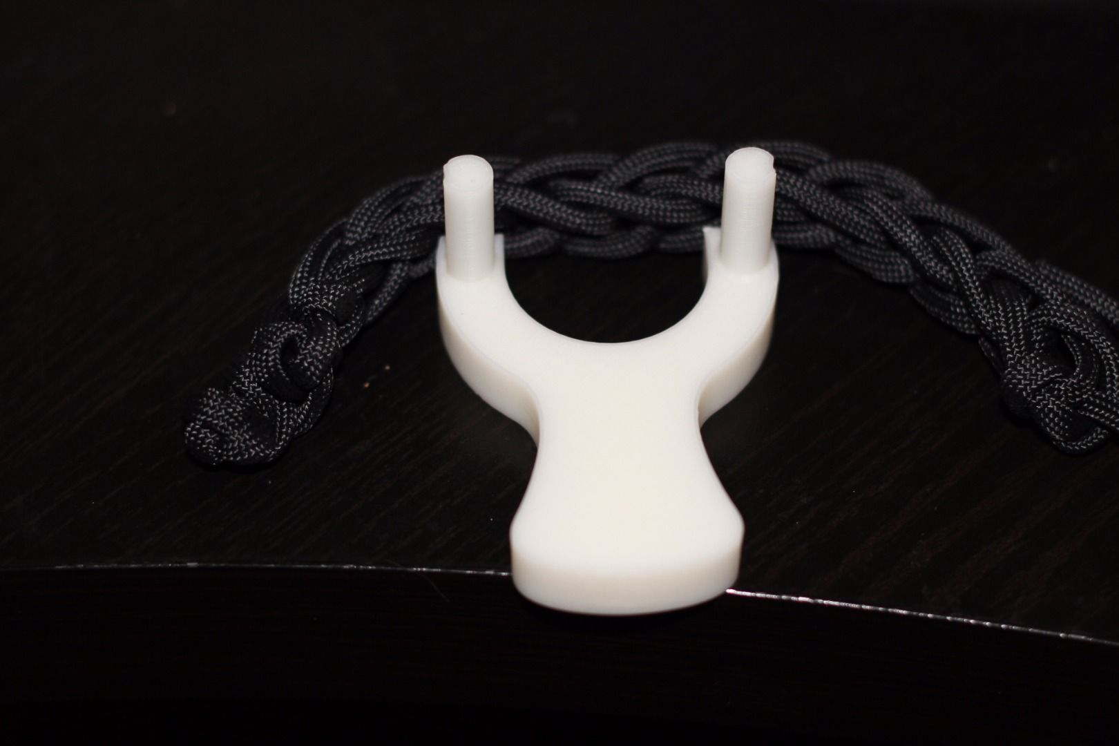 3D Printed Two Peg Spool Knitting - the Beginning 