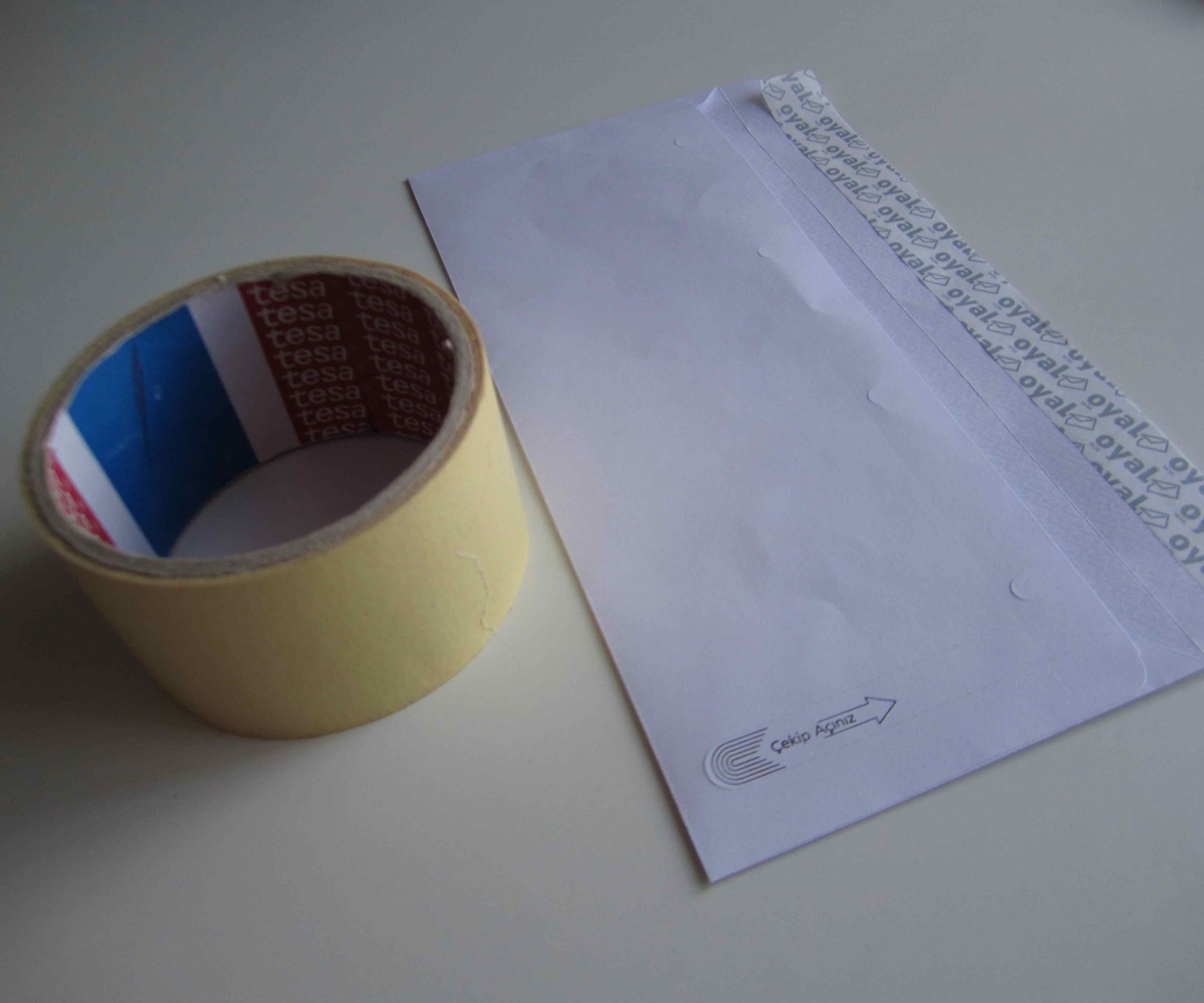 Drill Dust Collector From an Envelope