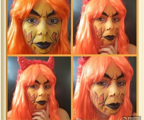 Malicious Devil Face Paint