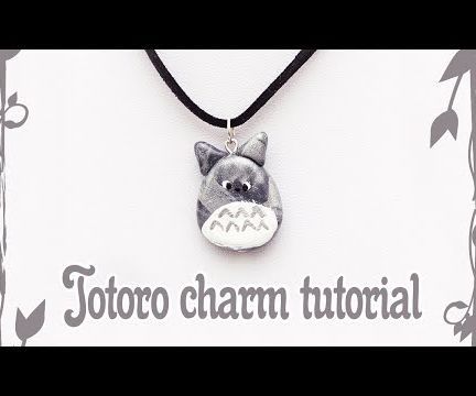 Totoro Polymer Clay Charm