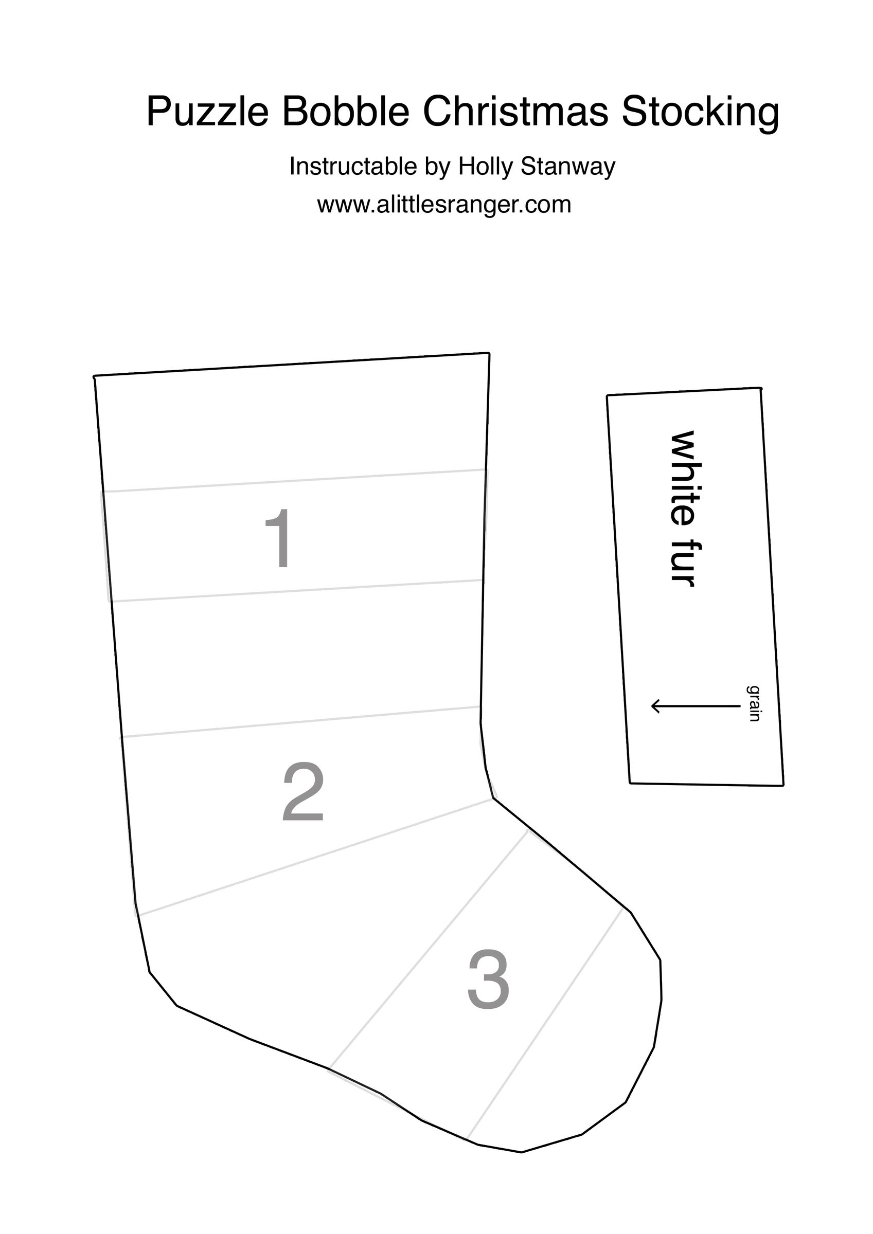 Puzzle Bobble Christmas Stockings 5 Steps (with Pictures) Instructables