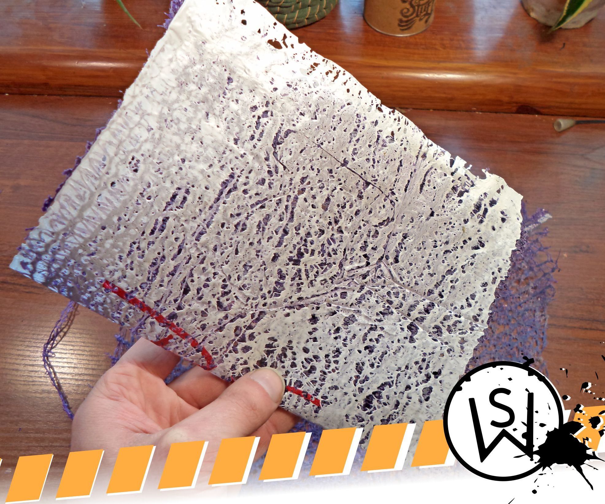 Fusing Vegatable Mesh Bags Into Plastic Sheets