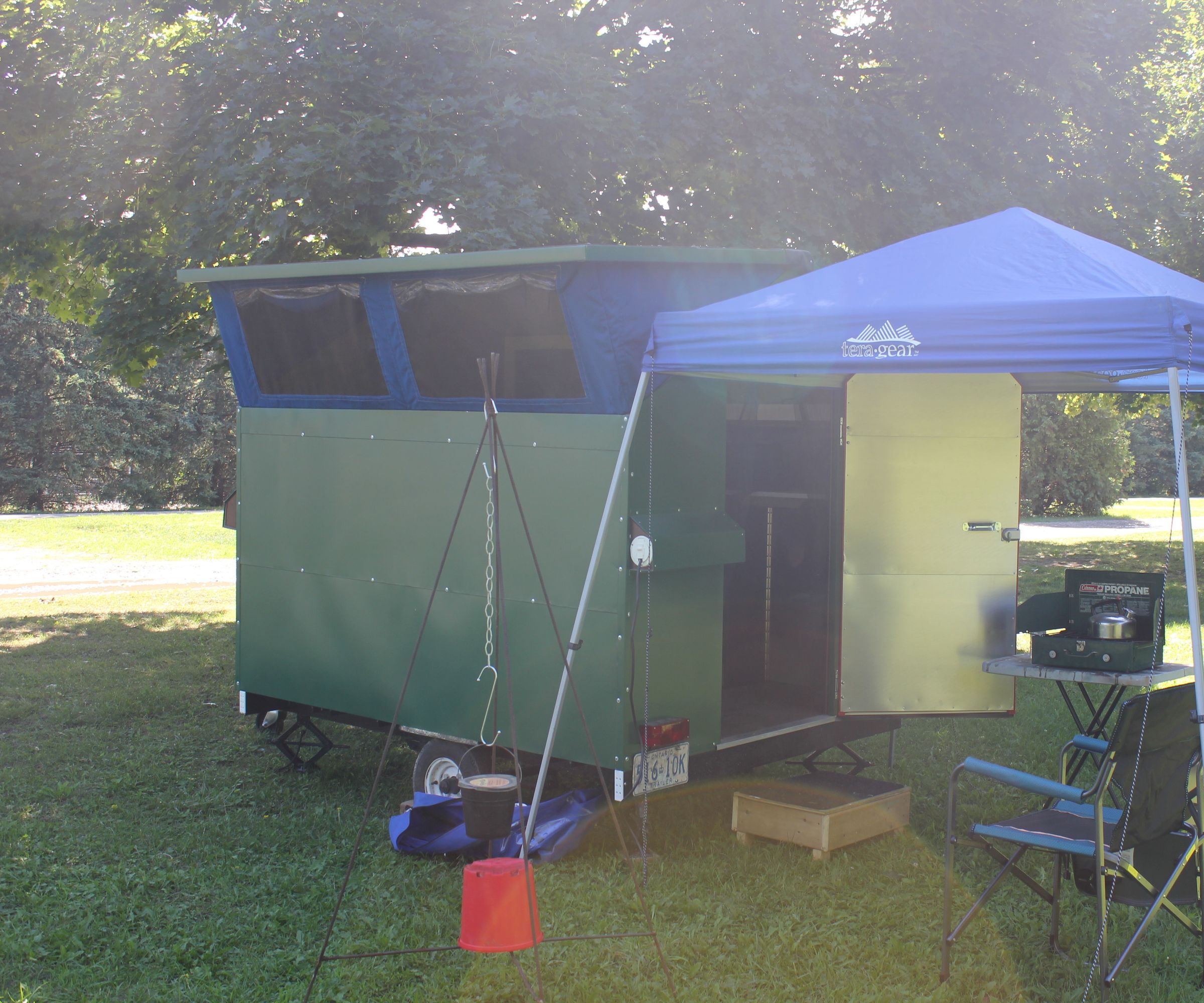 Tiny Dumpster House Trailer