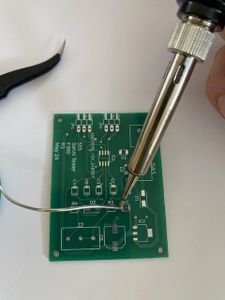 Soldering the PCB
